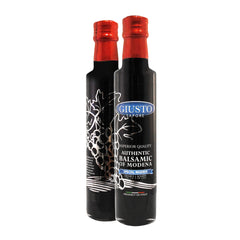 Giusto Sapore Superior Quality Dark Balsamic Vinegar of Modena 8.5oz. - Giusto Sapore