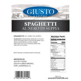 Giusto Sapore Italian Squid Ink Spaghetti Pasta "Al Nero Di Seppia" 500g