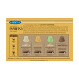 Giusto Sapore Caffe Italiano Espresso Italian Roasted Hazelnut Coffee - 32 Nespresso Compatible Capsules