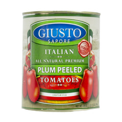 Giusto Sapore Italian Premium Gourmet Plum Peeled Tomatos 28oz - Giusto Sapore