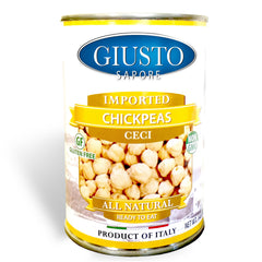 Giusto Sapore Italian Chickpeas Ceci 14oz Non GMO - Giusto Sapore