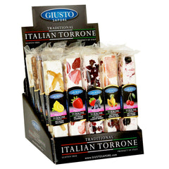 Giusto Sapore Fruit Passion Torrone Bars 3.5oz - 25 Pack - Giusto Sapore