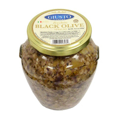 Giusto Sapore Black Olive Bruschetta Spread 10.23oz - Giusto Sapore
